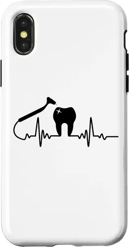 Vista 5 de Odontología divertido dentista I Drill Molar diente higienista dental caso para iPhone 17