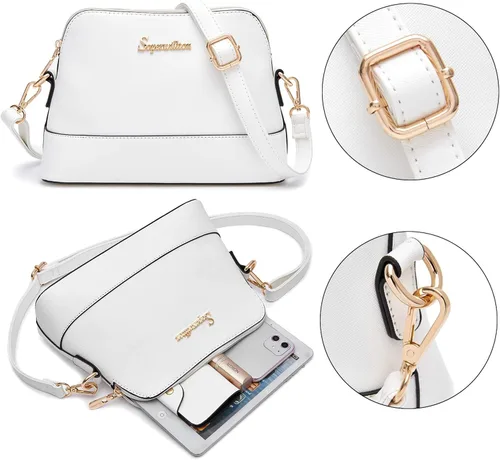 Vista 6 de Soperwillton - Juego de bolsas para mujer a la moda, 5