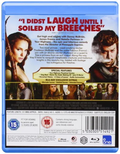 Vista 2 de Your Highness Extended Edition (The Longer, Harder Version) Blu-ray