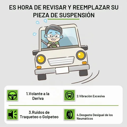 Vista 7 de SCITOO Kit de suspensión delantera (2) brazo de control inferior con bujes de rótula izquierda y derecha (2) varillas de sujeción interiores (2)