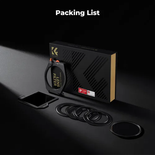 Vista 7 de K&F CONCEPT X PRO Kit de sistema de soporte de filtro cuadrado