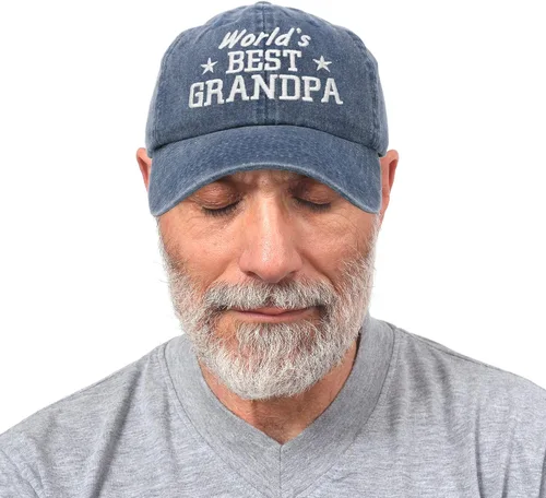 Vista 5 de DALIX Worlds - Gorra de algodón lavado con diseño vintage