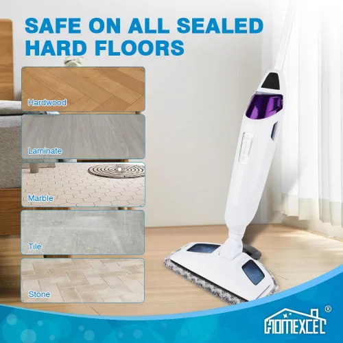 Vista 5 de HOMEXCEL Paquete de 4 almohadillas de repuesto para trapeador de vapor compatibles con Bissell Powerfresh Steam Mop serie 1940 1806 1440 1544