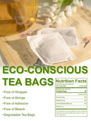 Vista 2 de TeeLux Bolsas de té verde menta, té verde con menta, menta verde y citronela, con cafeína, 100% real y natural, 100