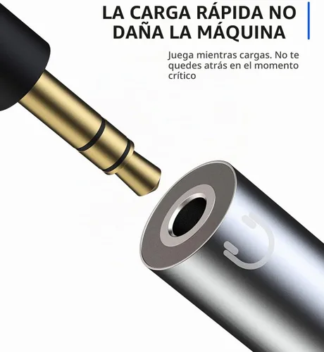 Vista 5 de Adaptador de auriculares Lightning a conector de audio AUX de 0.138 in y extensor de cargador Dongle auricular divisor compatible con iPhone 12 Mini