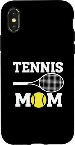 Vista 5 de Tennis Mom Team Parent Proud Mom of A Tennis Player Case for iPhone 16