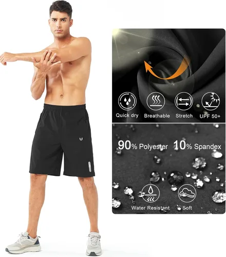 Vista 5 de NORTHYARD Pantalones cortos deportivos ligeros de secado rápido y de 7pulgadas para hombre, para senderismo, deportes, gimnasio, correr