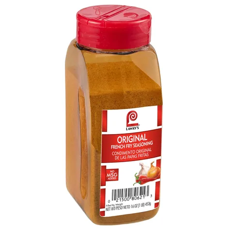 Vista 3 de Lawrys - Condimento original para papas fritas, 16 onzas (paquete de 6), seis recipientes de 16 onzas de condimentos en polvo para papas fritas