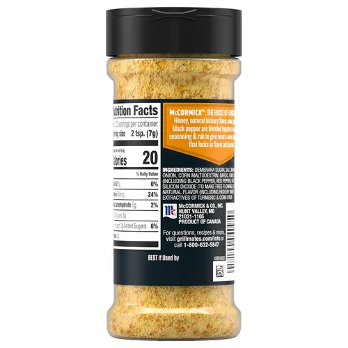 Vista 20 de McCormick Grill Mates Honey Hickory Rub, 5.75 oz