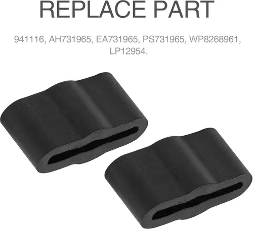 Vista 3 de Almohadilla de fricción para lavavajillas 8268961, compatible con Whirl-pool Ken-more Reemplazar 8268961 WP8268961VP PS11745488 AP6012281 PS731965