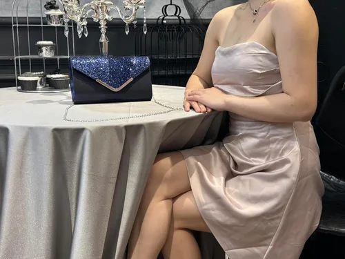 Vista 6 de Bolso de mano para mujer con cadena desmontable