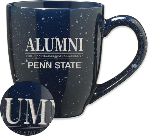 Vista 72 de Rico Industries NCAA Illinois Fighting Illini Alumni - Taza de café de cerámica moteada grabada con láser de 16 onzas