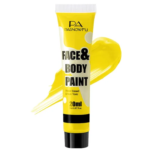 Vista 13 de Pintura blanca para el cuerpo de la cara, pintura corporal a base Blanco