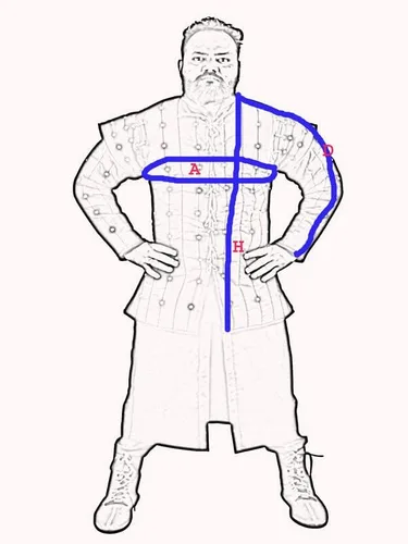 Vista 8 de Capa acolchada gruesa de Gambeson Aketon Chaqueta Armadura Tela de algodón