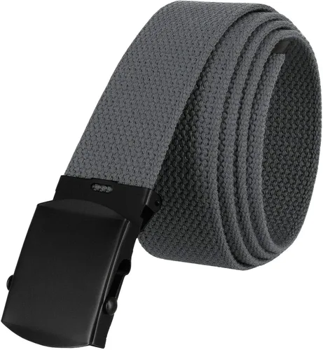 Vista 10 de Cinturón militar de lona Cinturón de tela Cinturón sin cuero Cinturón de talla única, 1-1/2 "(38 mm) de ancho