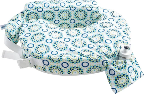 Vista 9 de My Brest Friend Almohada de lactancia original - Dusty Rose Geo Geo rosa polvorienta