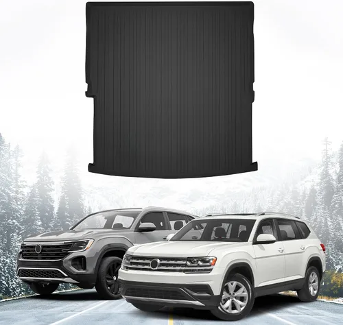 Vista 2 de Forro de carga prémium para Volkswagen Atlas 2018-2026 – 100% de protección, alfombrilla de maletero de automóvil de ajuste personalizado
