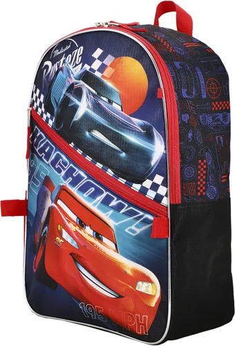 Vista 3 de Pixar Cars 3 Jackson Storm - Juego de mochila de 5 piezas, Multicolor