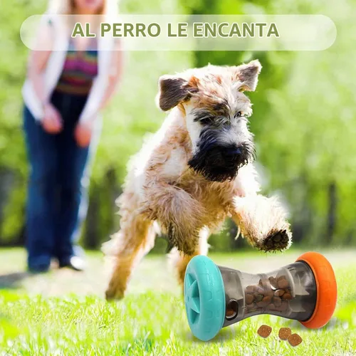 Vista 5 de Aelflane Rompecabezas de dispensación de golosinas, juguete interactivo para perros, juguete de enriquecimiento para perros para mantenerlos