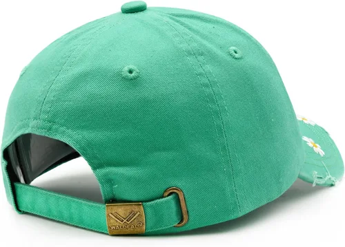 Vista 4 de Waldeal Lindo sombrero de margarita para mujer, gorra de béisbol ajustable bordada desgastada