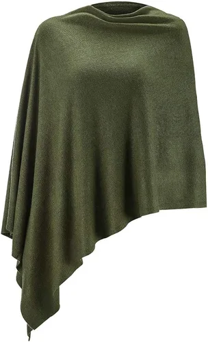 Vista 11 de Fomolom Ponchos para mujer, versátil, ligero, tejido sólido, chal envolvente, bufanda, accesorios para mujer