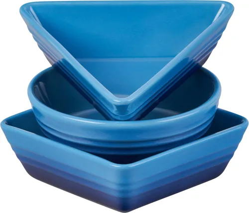Vista 2 de Le Creuset - Set de 3 platos para tapas de cerámica, Marsella Marseille