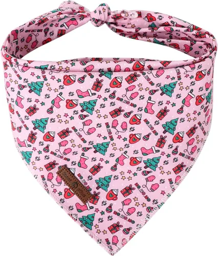 Vista 40 de Lionet Paws Bandana para Perro de Algodón Lavable Pañuelo Bufanda Bandana Triangular para Perros Pequeños Medianos y Grandes Cuadrícula Negra