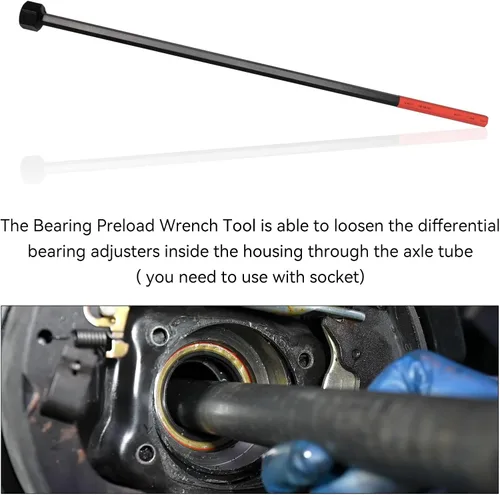 Vista 5 de Bentolin 6602 - Llave de precarga de cojinete diferencial para Chrysler y Dodge Vehículos Dodge con ejes traseros 7-1/4, 8-1/4, 8-3/4 y 9-1/4