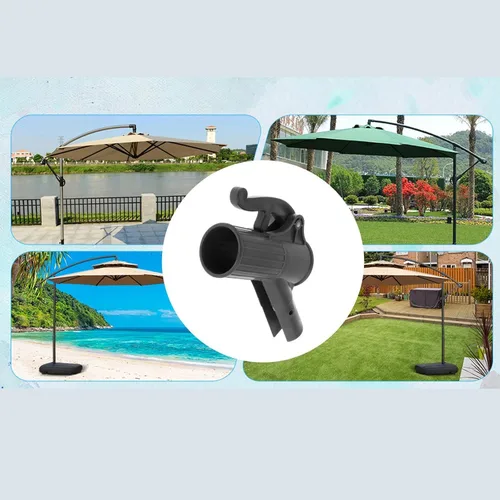 Vista 5 de Gazechimp Accesorios para sombrilla de patio, reparación duradera, parasoles de ocio, piezas de herramientas para cubierta lateral colgante, Mango