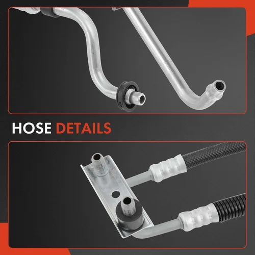Vista 6 de A-Premium - Conjunto de manguera de línea de enfriador de aceite de transmisión automática Compatible con Chevrolet Cobalt 2005-2010 HHR 2006-2011
