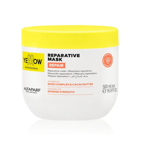 Vista 9 de ALFAPARF MILANO Yellow Professional Repair Reparative Mask for Damaged Hair