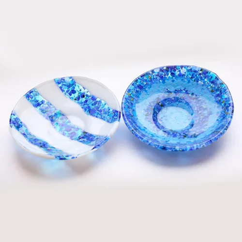 Vista 5 de uxcell Chips de vidrio triturado de 6 colores, vidrio metálico con purpurina irregular de 0.39 a 0.157 pulgadas para manualidades, manualidades
