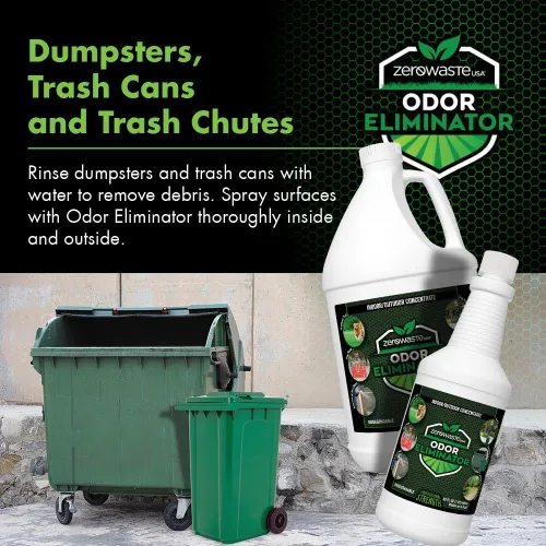 Vista 3 de ZERO WASTE USA Eliminador de olores Ultra Concentrado - Botellas de 12-32 fl oz