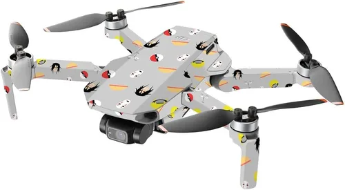 Vista 2 de MightySkins - Compatible con DJI Mini 2 Dron portátil – Fan del anime Funda protectora de vinilo duradera y única Fácil de aplicar, quitar