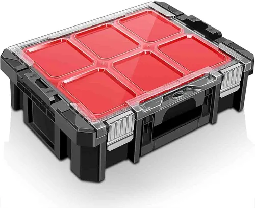 Vista 7 de Anyyion Base de caja de herramientas, adecuada para combinar con esta serie de cajas de herramientas, apilable