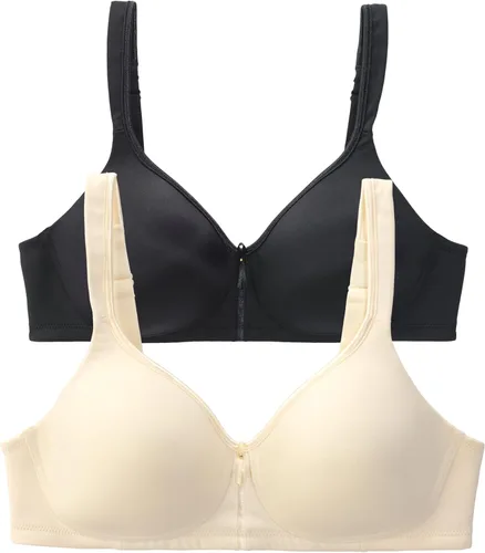 Vista 19 de Vanity Fair Women's Bra with 2-Way Convertible Straps, Body Caress Full Coverage, Lightly Lined Cups Up to Dd
