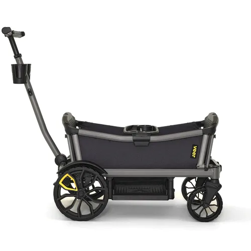 Vista 11 de Veer Cruiser City Cochecito urbano premium para bebés, niños pequeños y niños Dirección tradicional de empuje Certificado por JPMA Ligero