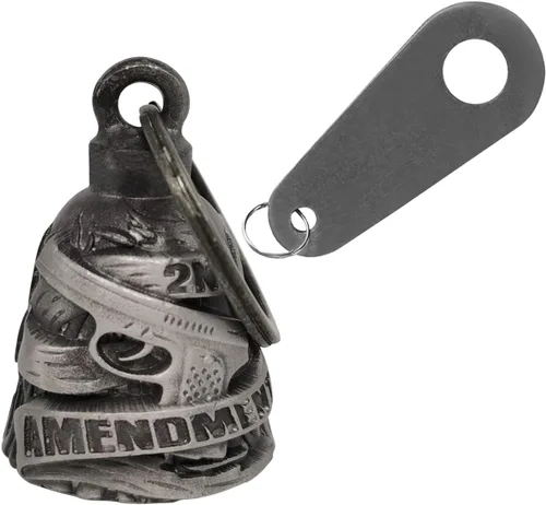 Vista 7 de Campana de motocicleta con colgador para motociclista, campanas de motociclista de buena suerte y accesorios de motocicleta, campana de la suerte