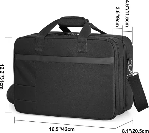 Vista 5 de Funda para impresora compatible con HP Tango/Tango X, OfficeJet 200/250 Wireless Mobile Printer Travel Bag, Luggage & Shoulder Strap, Padded