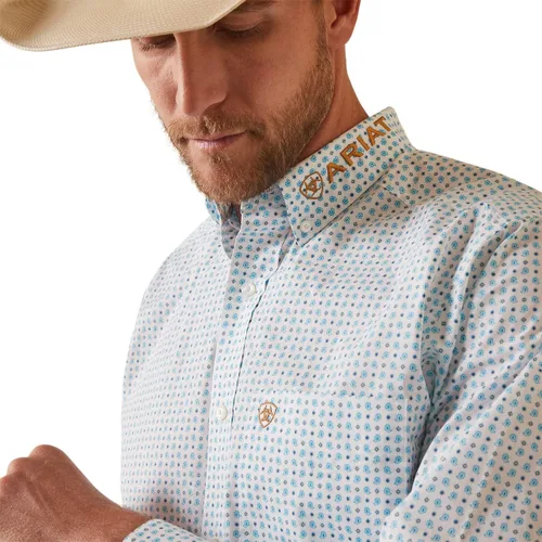 Vista 4 de ARIAT Camisa ajustada Team Stuart para hombre