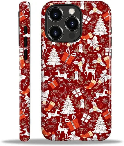 Vista 91 de Funda para iPhone 13 iPhone 14, a prueba de golpes, funda protectora híbrida de 2 capas, doble protección contra caídas, antiarañazos, diseño