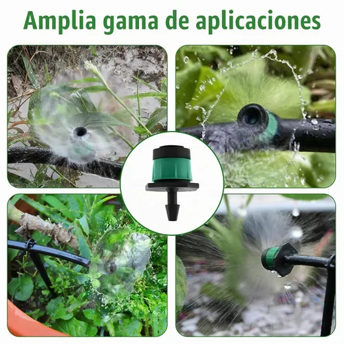 Vista 6 de Kalolary - Goteros de riego ajustables de 1/4 de pulgada, 200P, emisores de riego por goteo para tubo de 4/0.276 in, rociador de flujo de agua