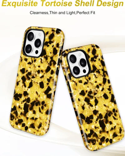Vista 61 de Jusy Funda compatible con MagSafe con estampado de caparazón de tortuga marrón para iPhone 7/8/SE, cubierta protectora de TPU suave magnética