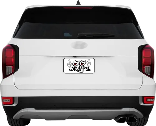 Vista 5 de SlickMod Revestimiento de vinilo opaco cromado para Hyundai Palisade 2020-2023 (negro brillante)