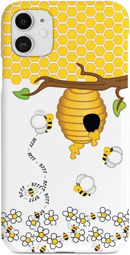 Vista 21 de Inspired Cases - Funda con textura 3D para iPhone Xs Max - Funda protectora de goma para iPhone Xs Max de Apple - Honey Bee