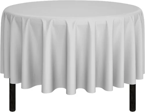 Vista 104 de Pomp - Mantel premium de poliéster con estampado abstracto de 52 x 52 pulgadas cuadradas Tela de fácil cuidado, resistente a arrugas y manchas