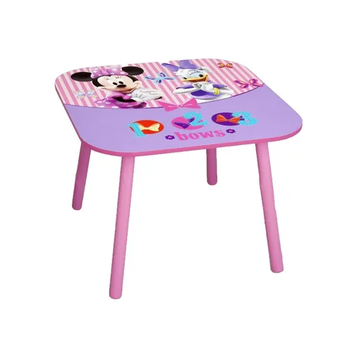 Vista 2 de Delta Children - Juego de mesa y sillas para niños con diseño de Disney Minnie Mouse, set de 3 piezas (incluye 2 sillas) - Ideal para hacer