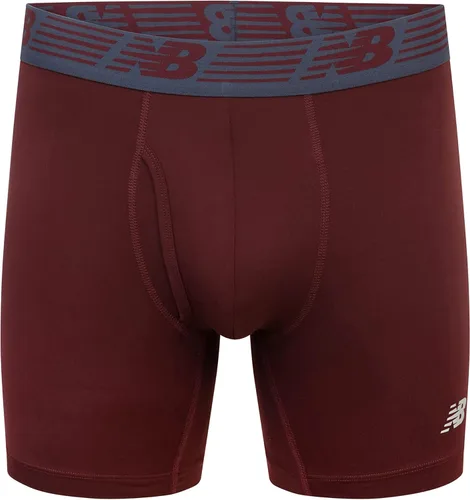 Vista 3 de New Balance Men's 6" Premium Performance Boxer Brief with Fly Front (3 Pack)