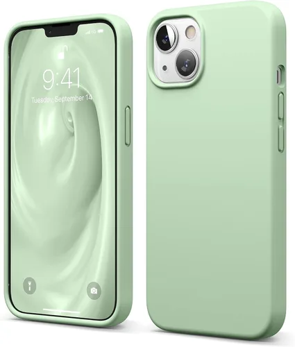 Vista 24 de elago - Carcasa de silicona líquida prémium para iPhone 13 Full Body Screen Camera Protective Cover, Shockproof, Slim Phone Case, Anti-Scratch