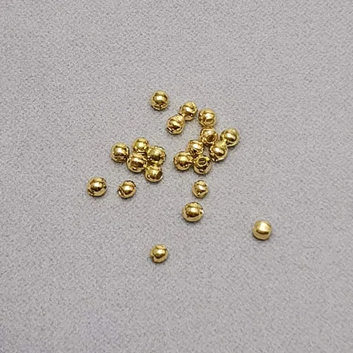 Vista 2 de Chenkou Craft 1 caja de 4500 piezas surtidas de 6 colores de metal Tinny Spacer Beads suministros para hacer joyas (mezcla, 1/12 pulgadas (0.079 in))
